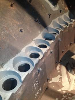 Sablage pour controle de fissure sur site EDF