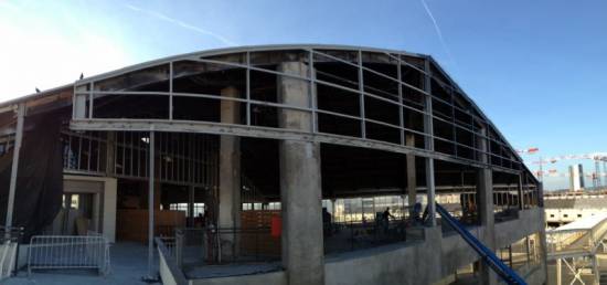 ANTICORROSION le traitement d'une charpente métallique du J1 à MARSEILLE