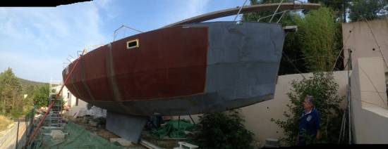 sablage d'un voilier chez un particulier la ciotat bouche du rohne