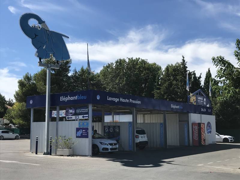 nettoyage haute pression et application de peinture epoxy haute résistance à la Station de lavage Les Pennes Mirabeau 13170